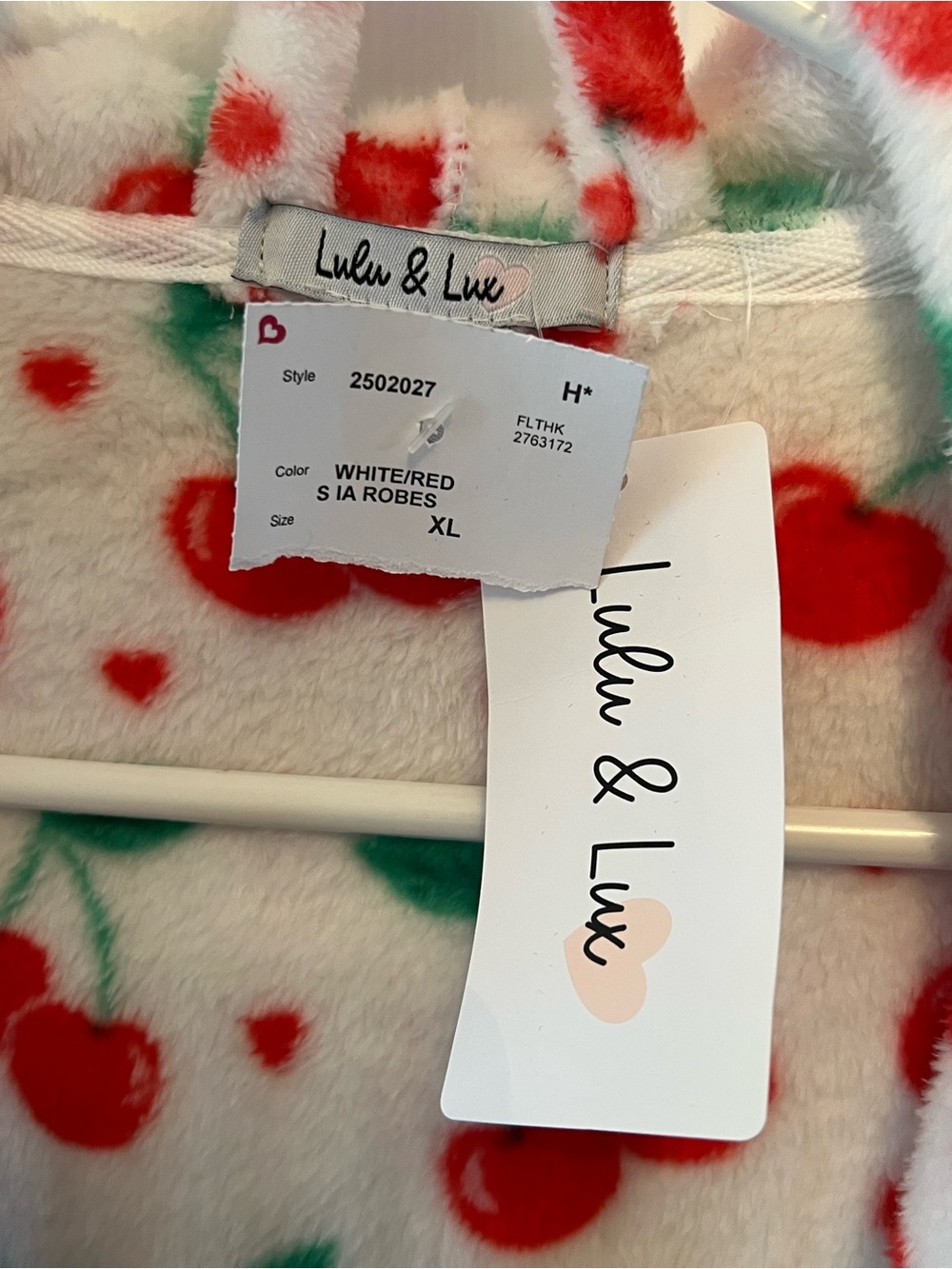 HOODED BATHROBE, XL, NWT - Picture 2 of 4